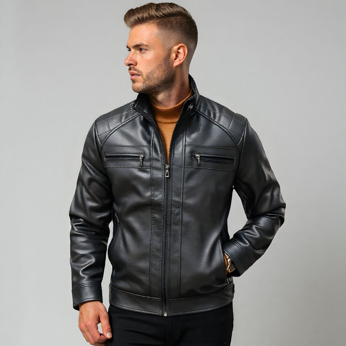 'Maverick' Leather Jacket