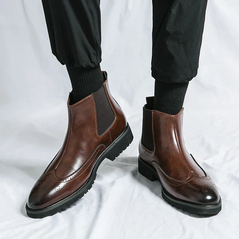 Adriel | leather chelsea boots