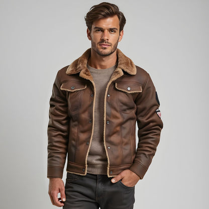 'Kronos' Leather Jacket